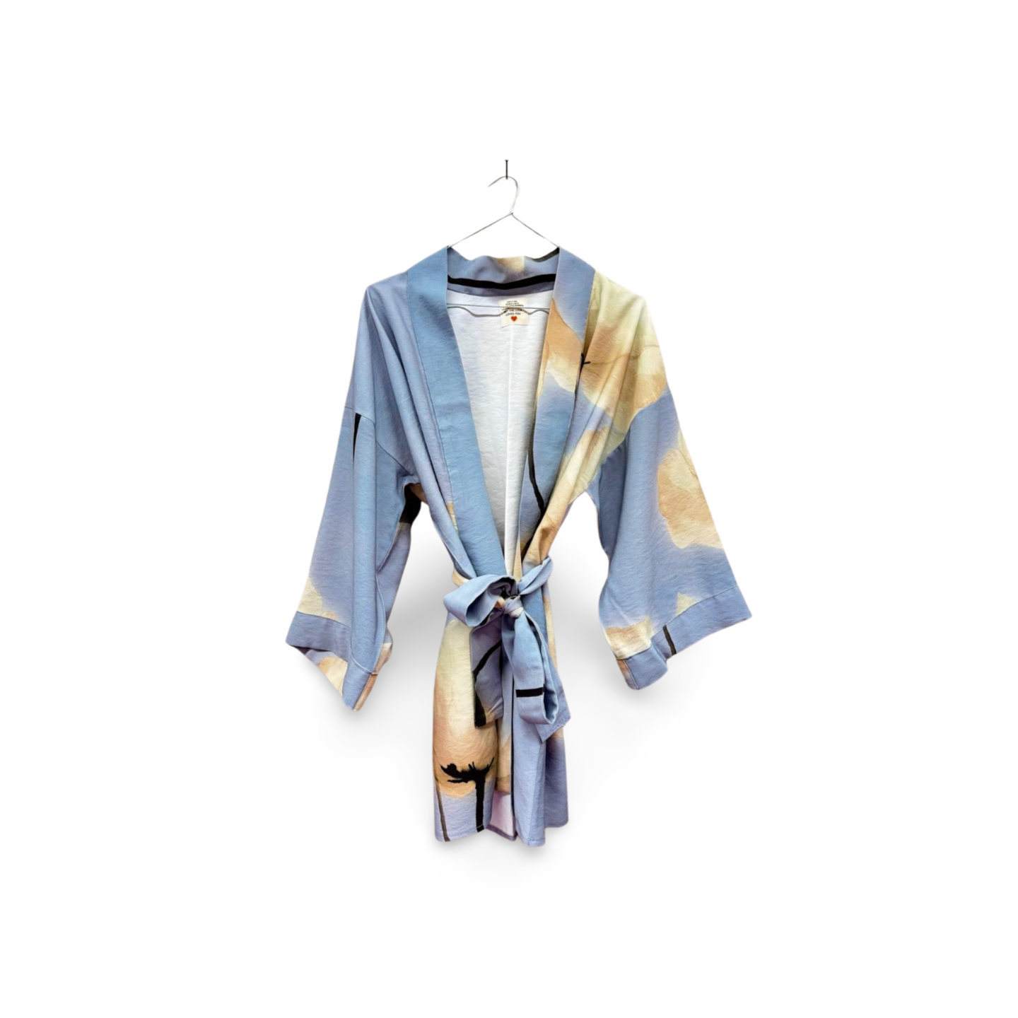 Cloud Nine Kimono – Mavi Desenli Oversize