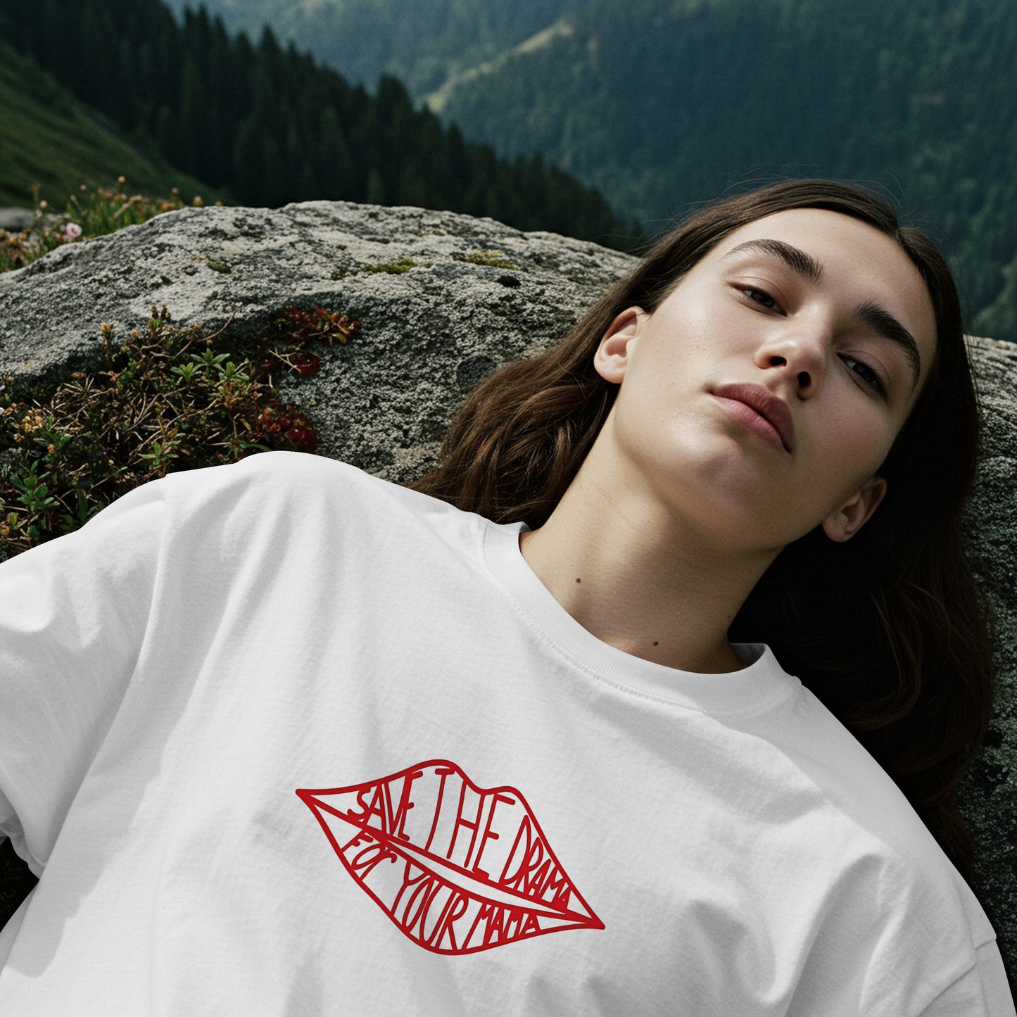 Save the Drama for your Mama Oversize Tshirt