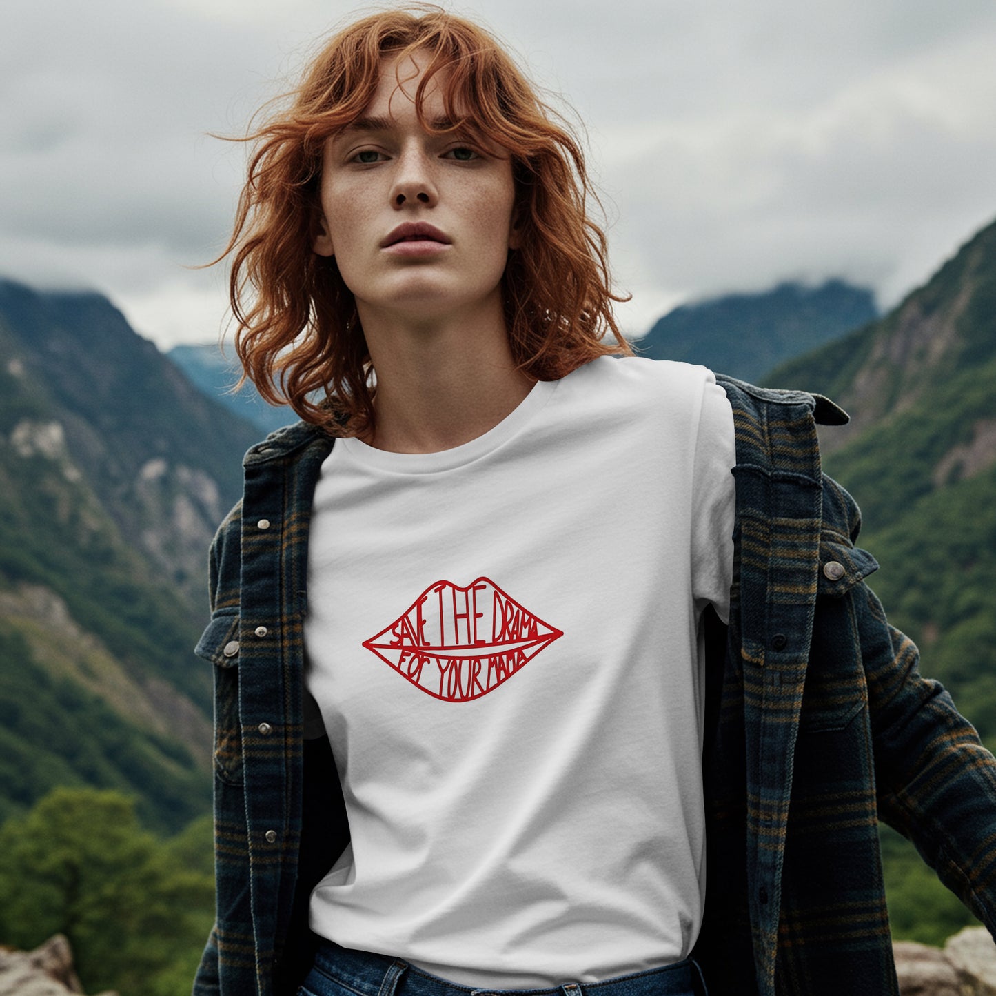 Save the Drama for your Mama Oversize Tshirt