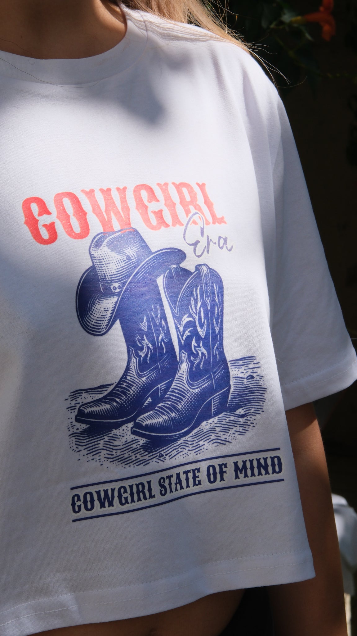 COWGIRL ERA Crrop Tshirt