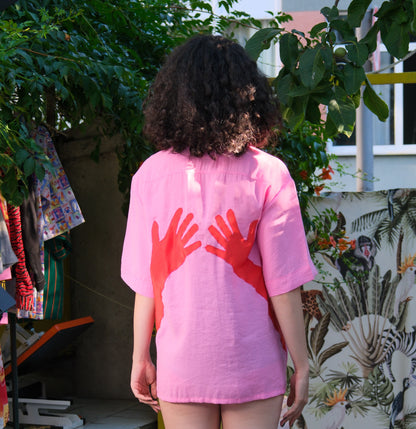 Kendi Biricikliğine Sarıl Oversize Gömlek