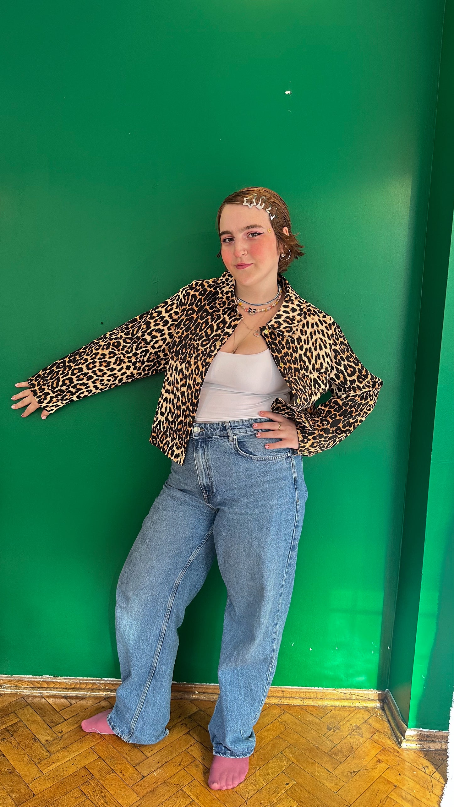 Roxy – Leopard Canvas Ceket