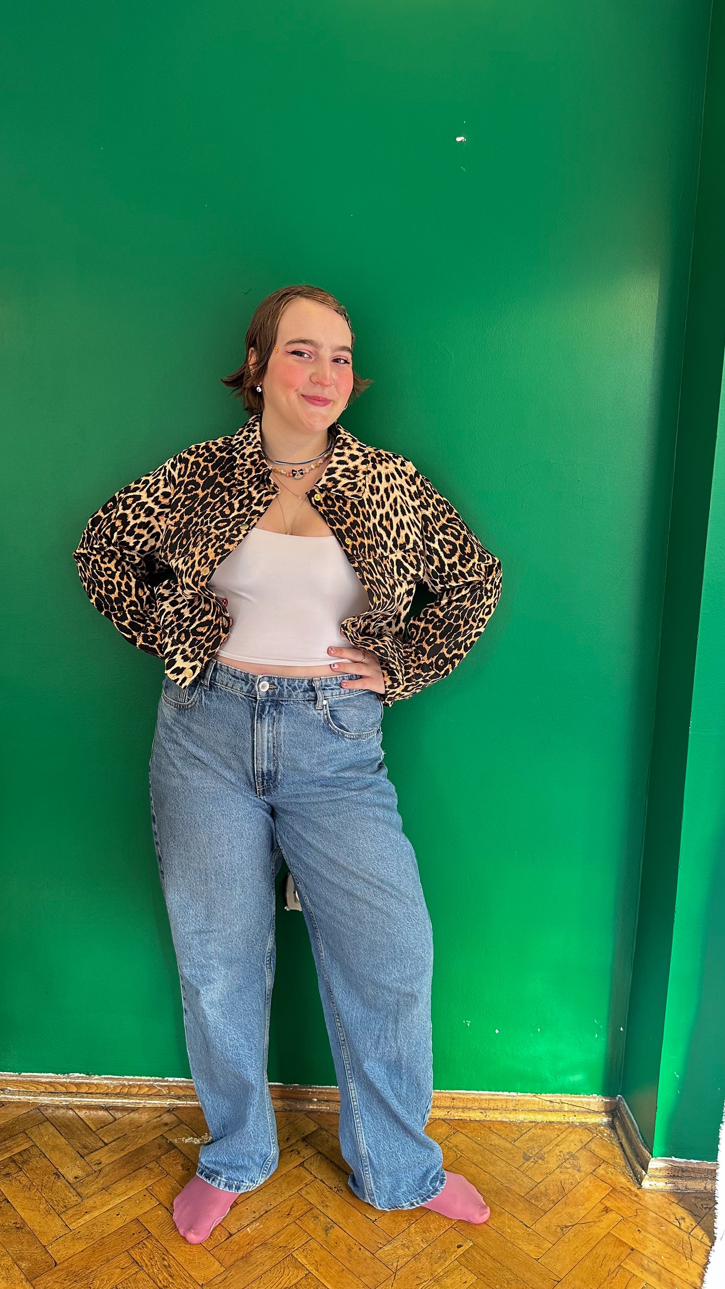 Roxy – Leopard Canvas Ceket