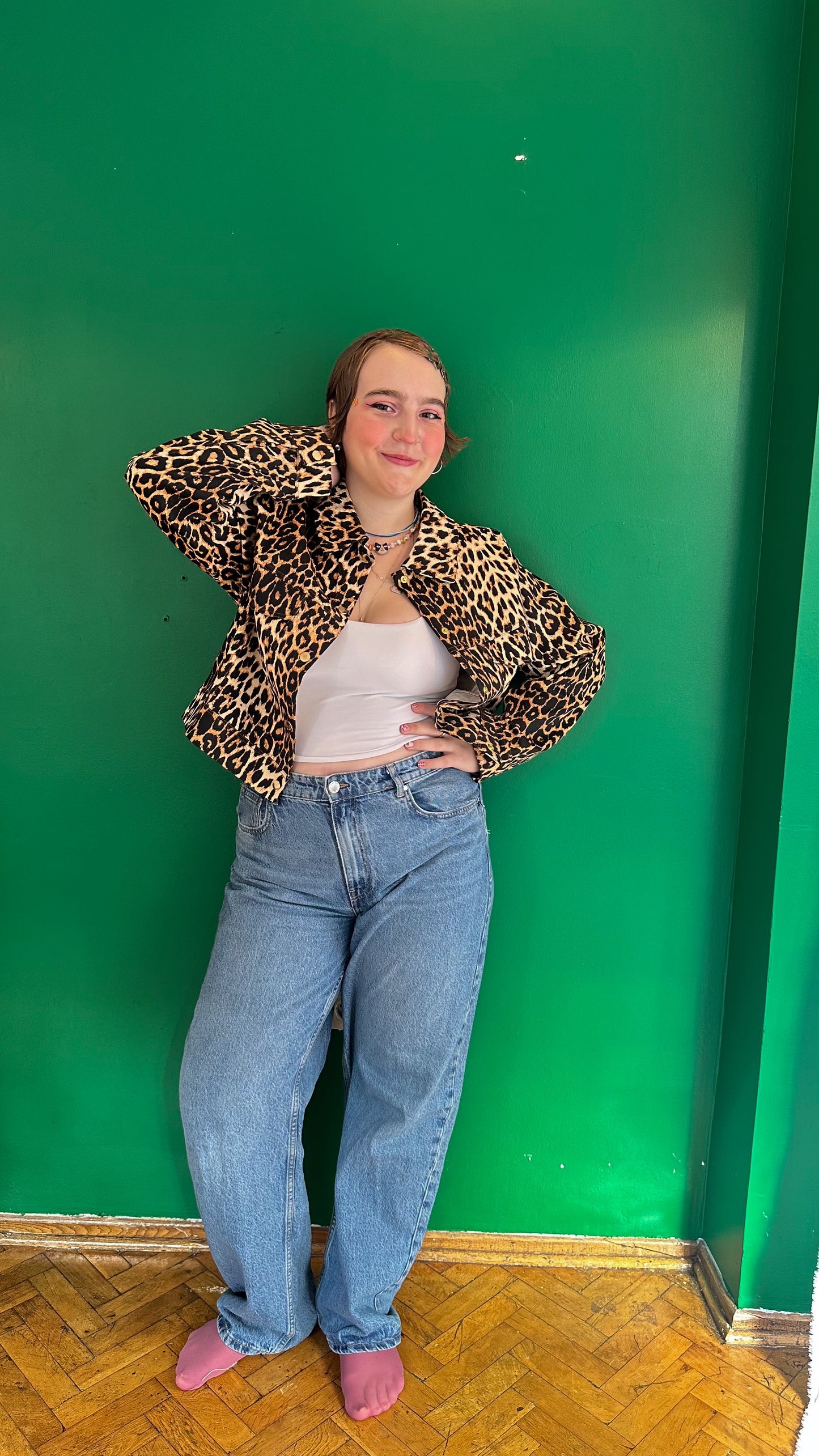 Roxy – Leopard Canvas Ceket