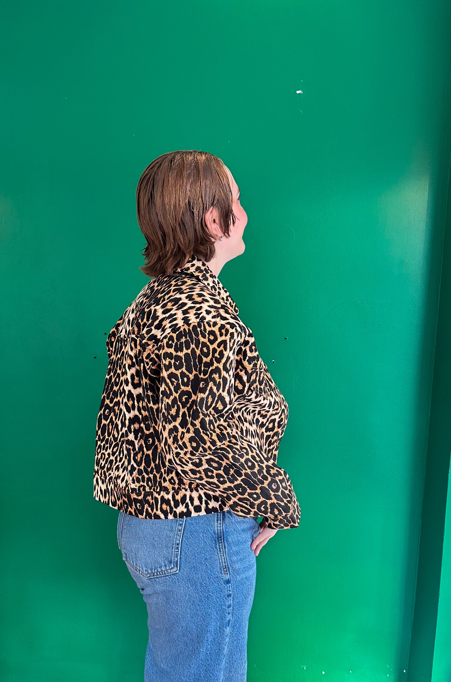 Roxy – Leopard Canvas Ceket