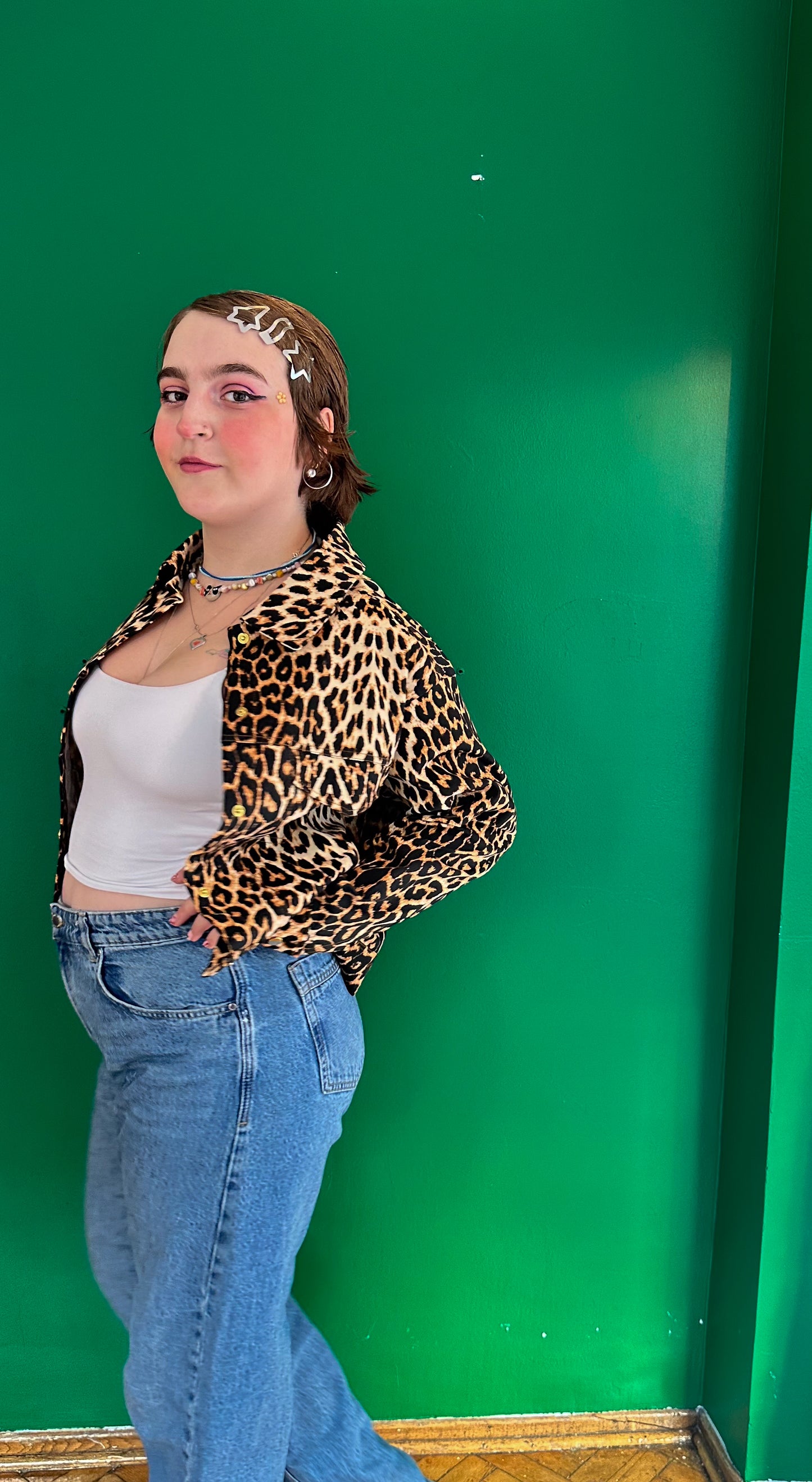 Roxy – Leopard Canvas Ceket