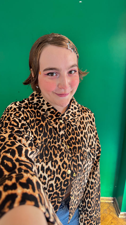 Roxy – Leopard Canvas Ceket