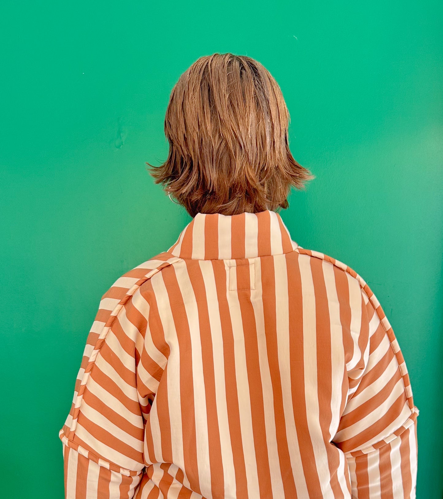 Mira — Çizgili Müslin Kimono Ceket